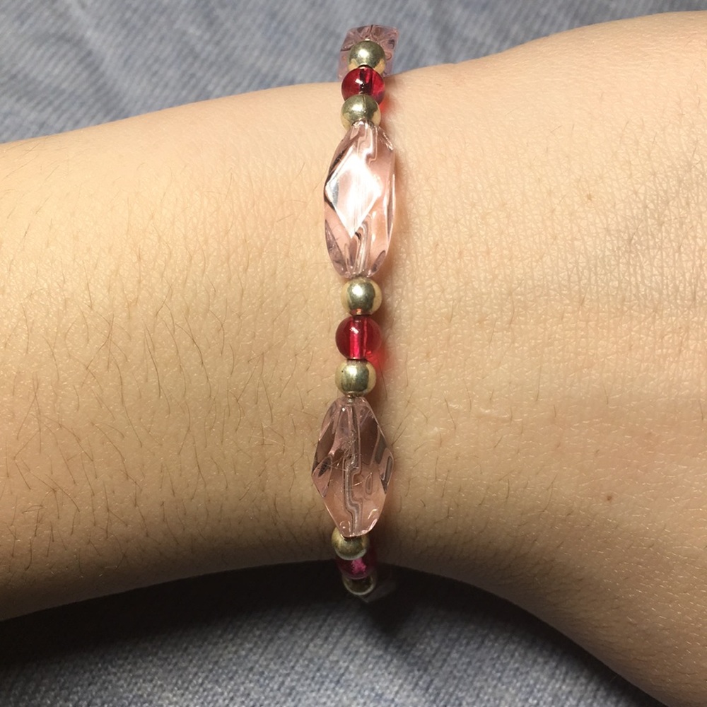 Beaded Bracelet - Pink - Picture 3 of 3